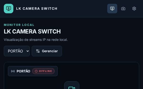 Screenshot of LK Camera Switch