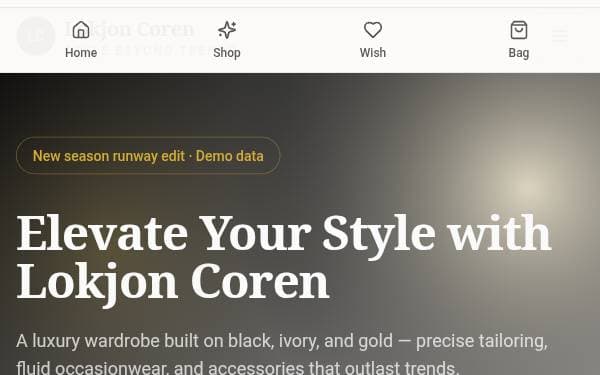 Screenshot of Lokjon Coren