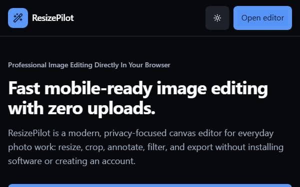 Screenshot of ResizePilot Studio