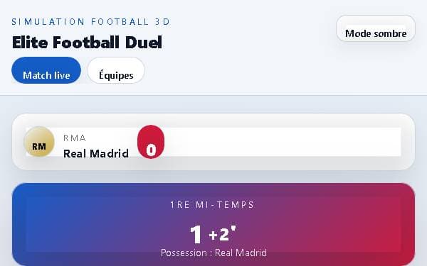 Screenshot of Elite Football Duel