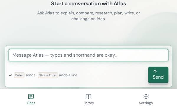 Screenshot of Atlas Intelligence (Clone)