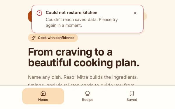 Screenshot of Rasoi Mitra Recipes