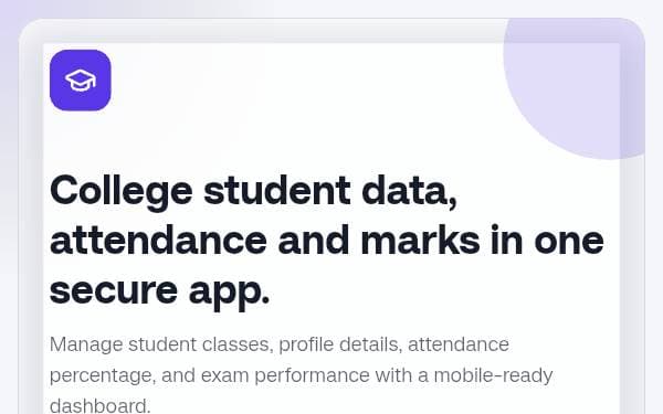 Screenshot of Campus Ledger