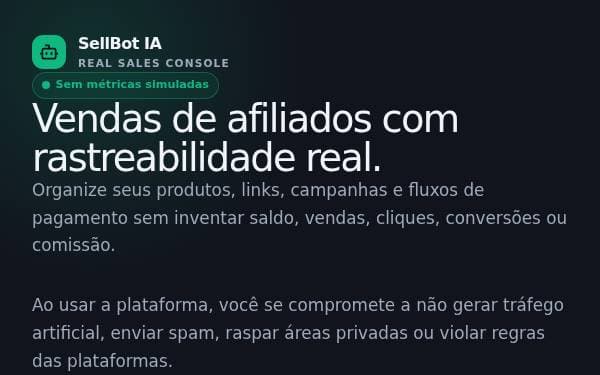 Screenshot of SellBot IA 2.0