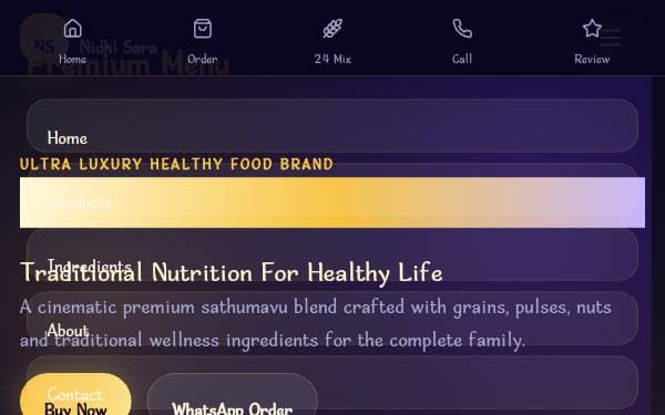 Screenshot of Nidhi Sara Glow
