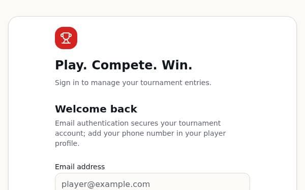 Screenshot of NK Tournament