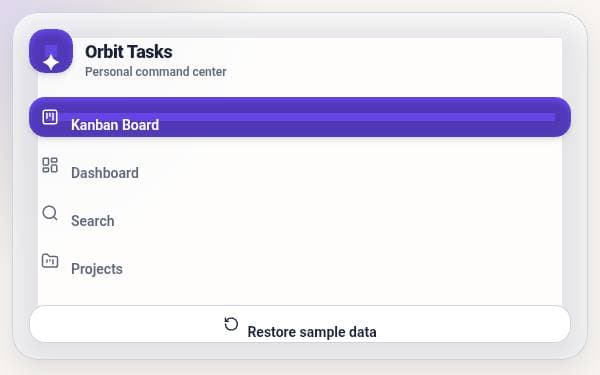 Screenshot of Orbit Tasks