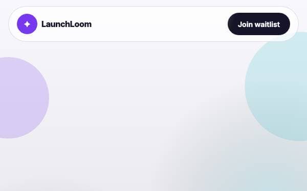 Screenshot of LaunchLoom