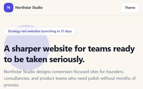 Screenshot of Crafted Launch