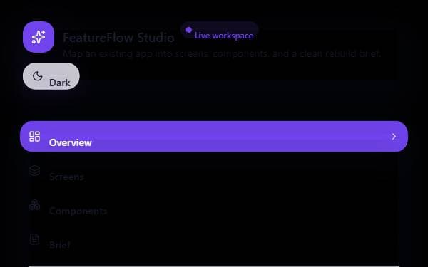 Screenshot of FeatureFlow Studio