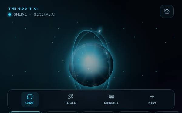 Screenshot of The God's AI