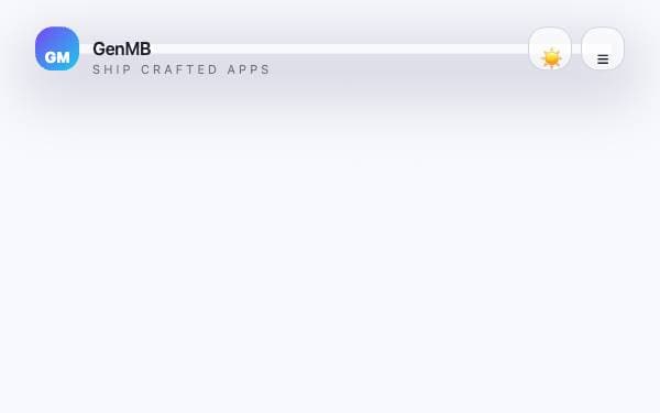 Screenshot of GenMB Launch