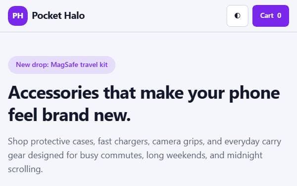 Screenshot of Pocket Halo