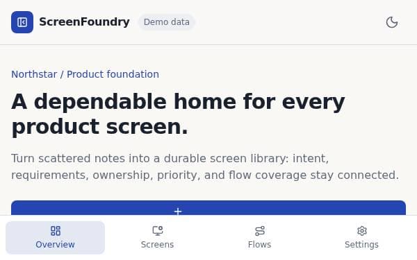 Screenshot of ScreenFoundry