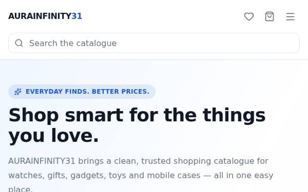 Screenshot of Aurainfinity31 Smart Store