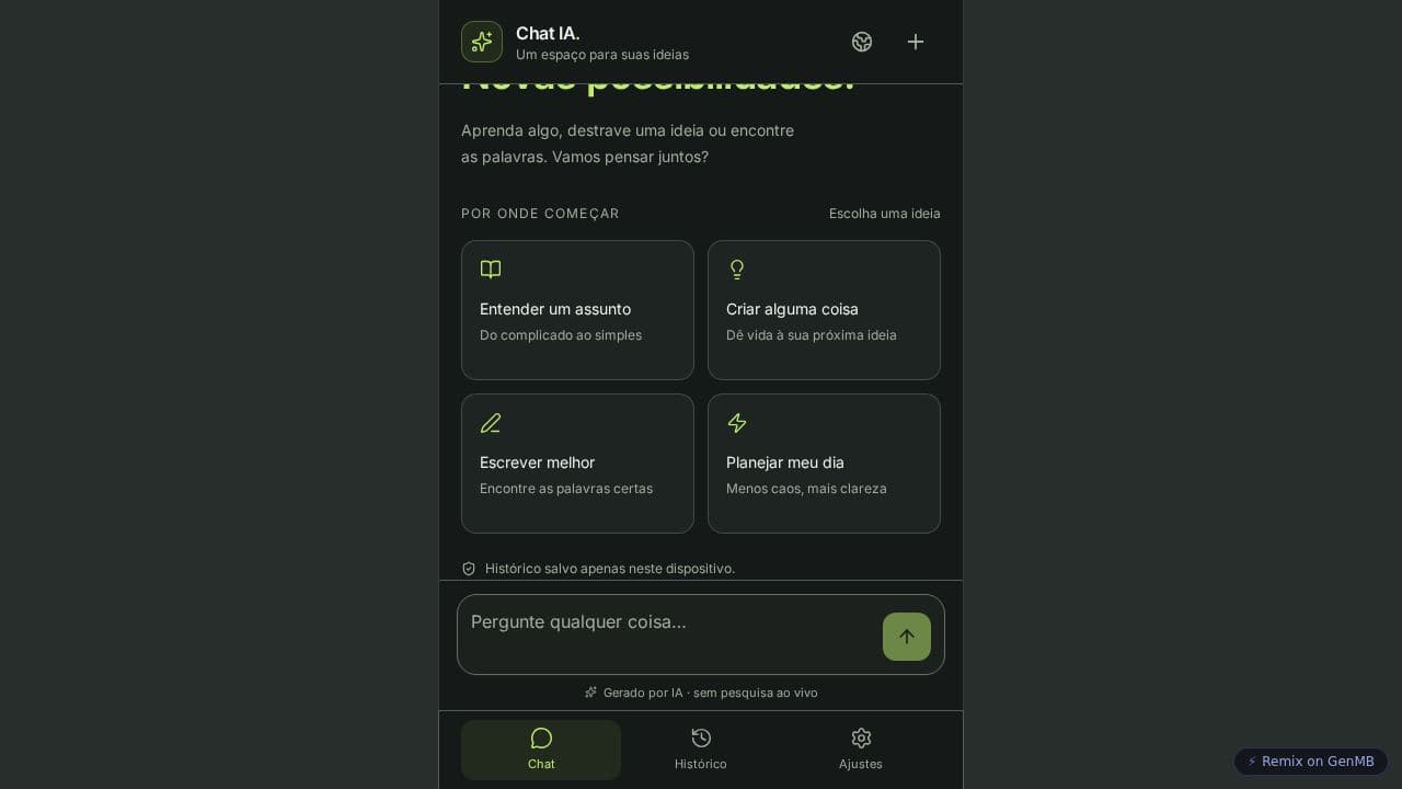 Screenshot of Chat IA Online