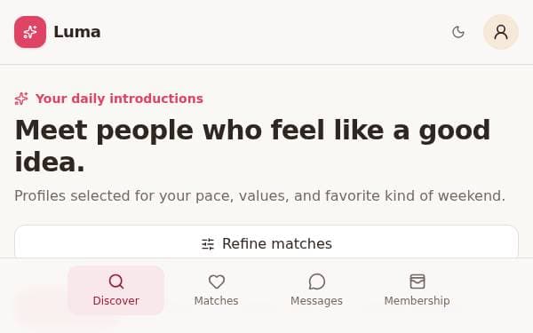 Screenshot of MatchChat Dating