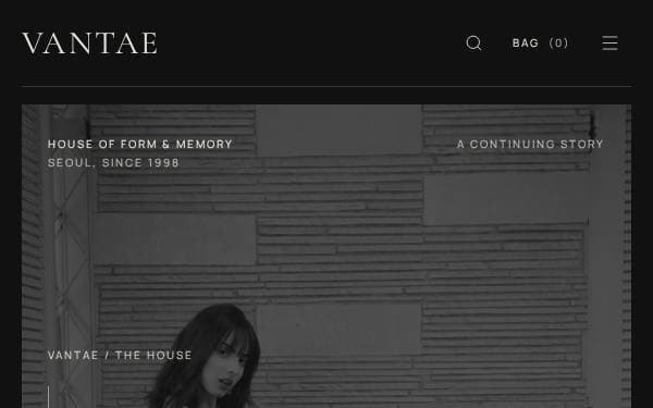 Screenshot of VANTAE Digital Archive