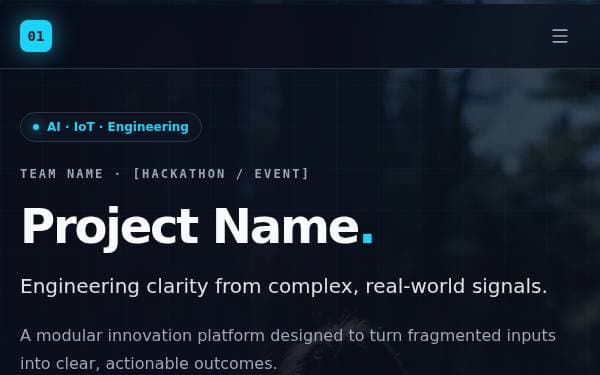 Screenshot of Innovation Showcase