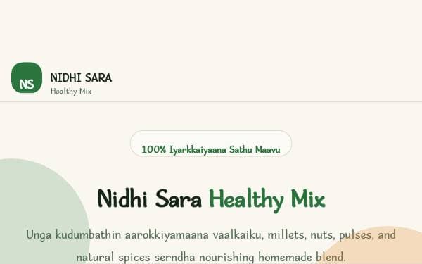 Screenshot of Nidhi Sara Mix