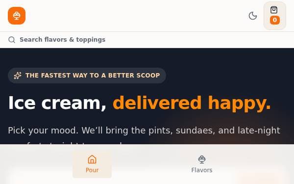 Screenshot of Velvet Swirl