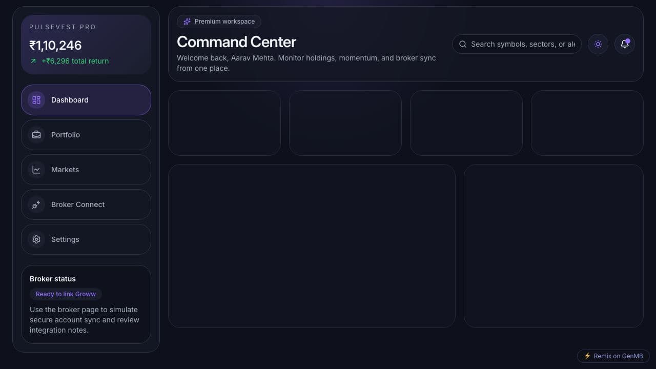 Screenshot of PulseVest Pro