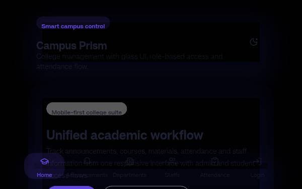 Screenshot of Campus Prism
