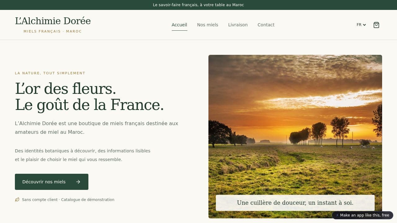 Screenshot of L’Alchimie Dorée