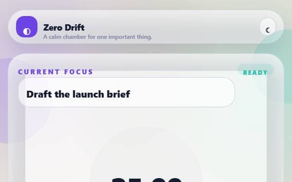Screenshot of Zero Drift