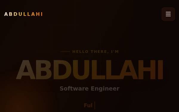 Screenshot of Luxury Engineer Portfolio