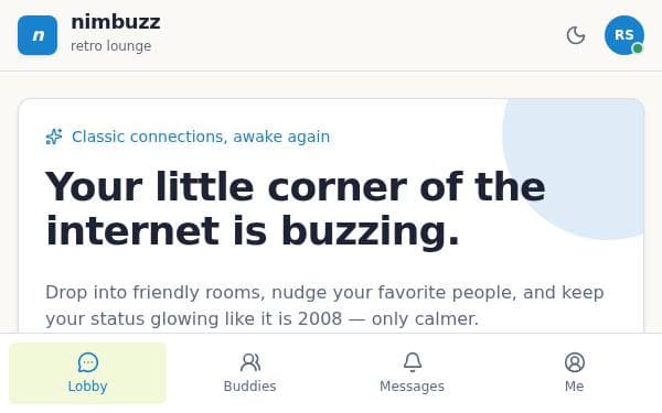 Screenshot of Nimbuzz Retro
