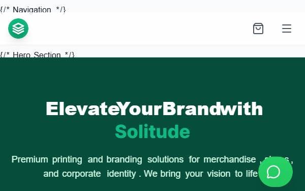 Screenshot of Solitude Technologies - Printing & Branding