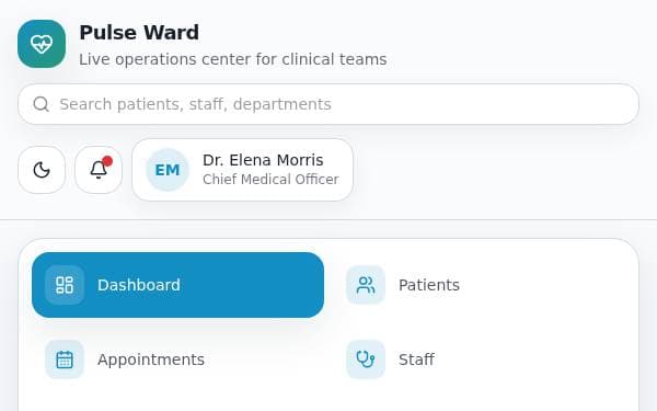 Screenshot of Pulse Ward