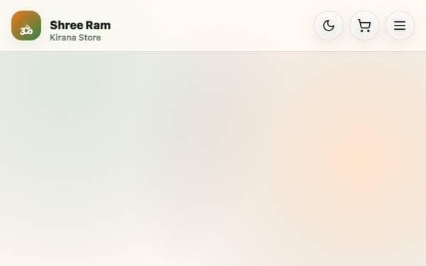 Screenshot of Kirana Fresh