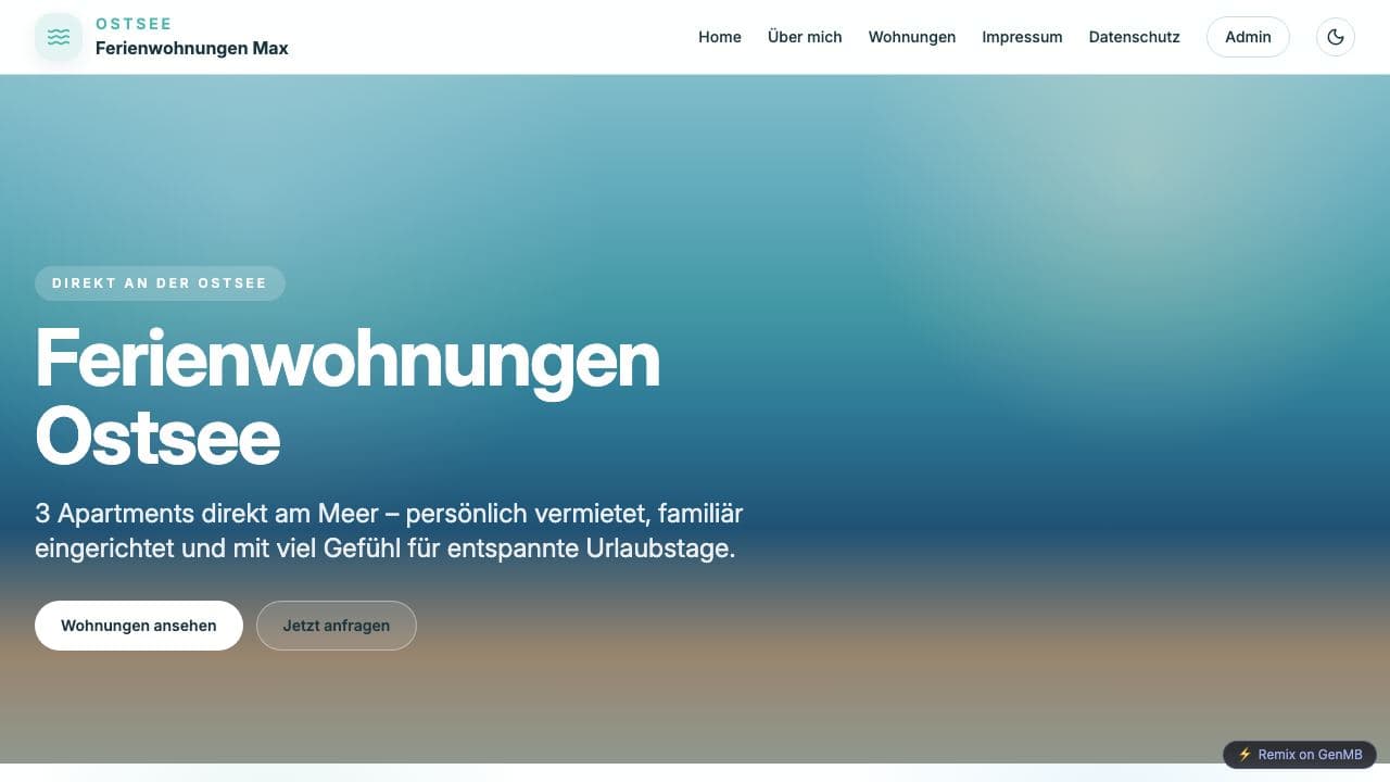Screenshot of Ostsee Fewo