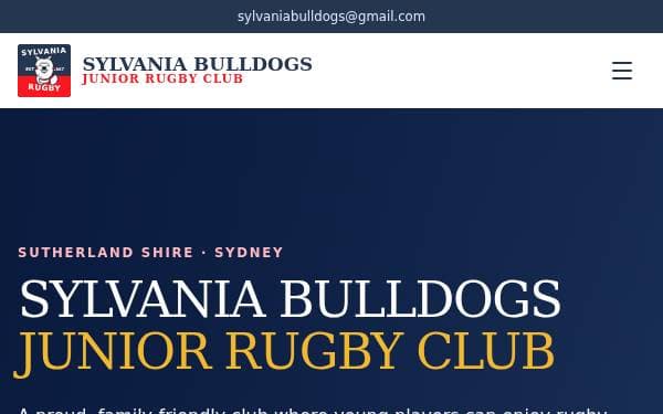 Screenshot of Sylvania Bulldogs Hub