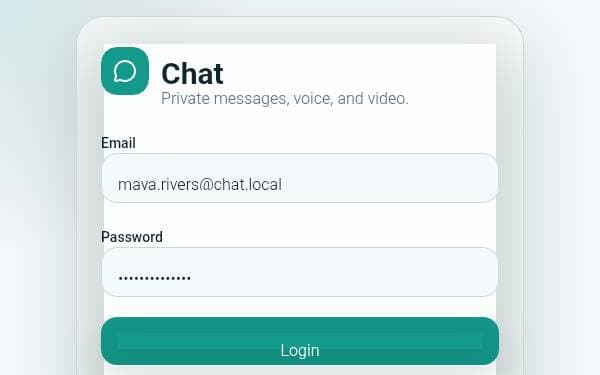 Screenshot of Chat