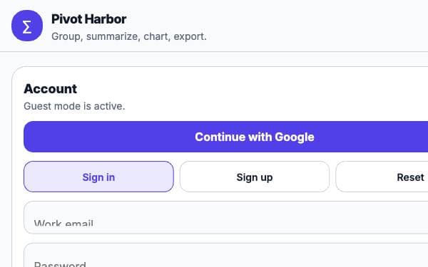 Screenshot of Pivot Harbor